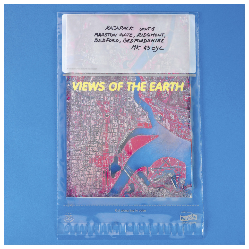 Clear polythene mailers with a write-on panel