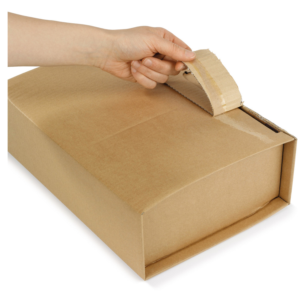 Boîte postale carton sécurisée  Quickbox brune
