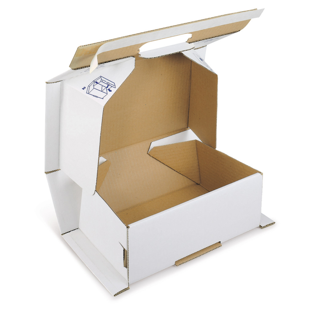 Boîte postale sécurisée en carton Quickbox blanche
