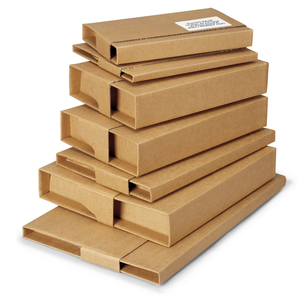 Etui postal carton Rajabook Super brun pour livres 
