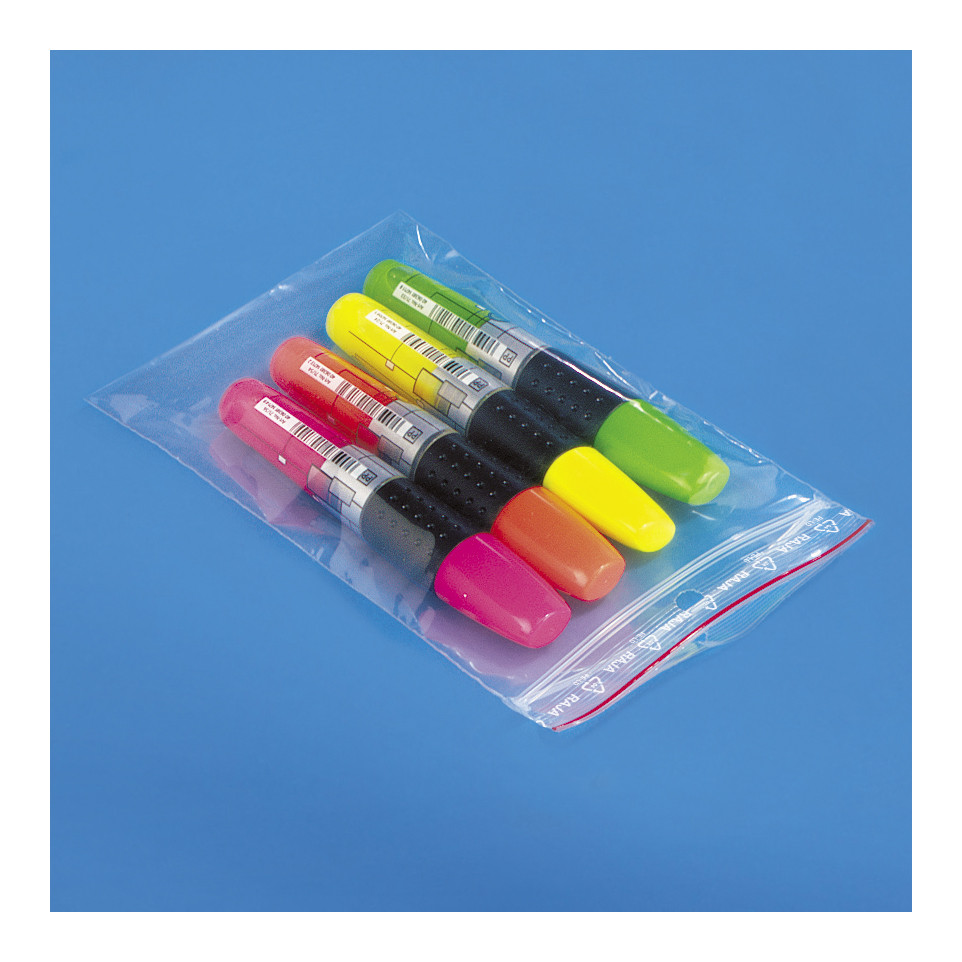 Assortiment de 1000 sachets à fermeture zip 60 microns RAJAGRIP Super