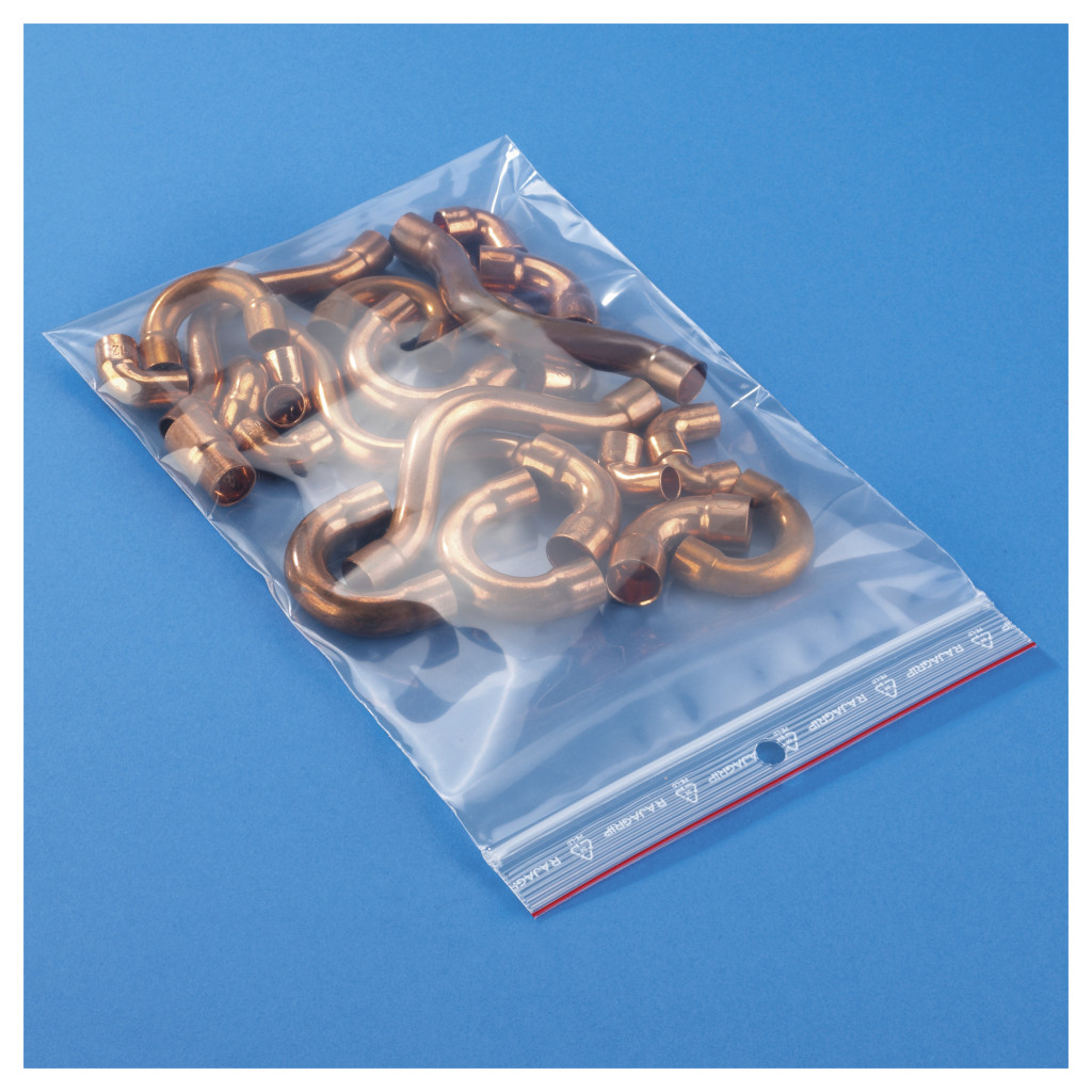 Sachet plastique à fermeture zip 100 microns RAJAGRIP Super