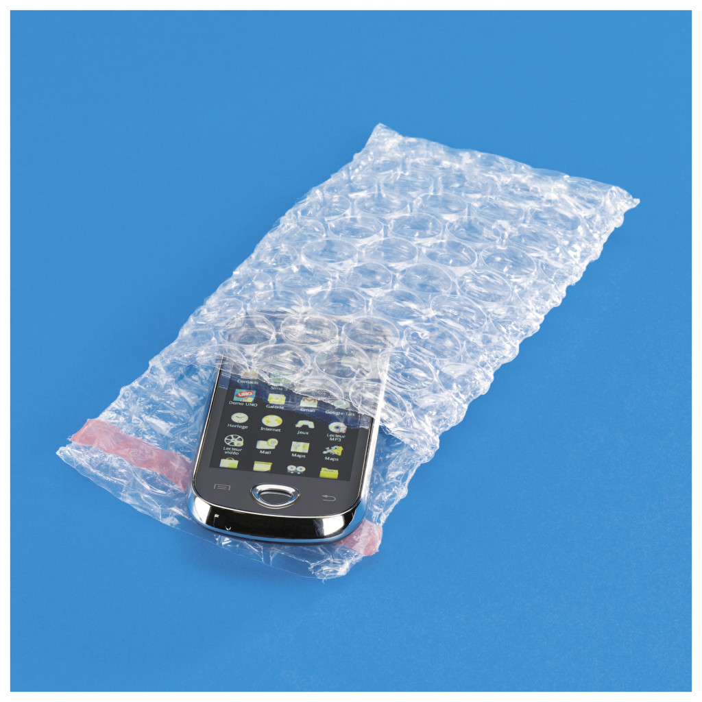 Sachet bulles Ø 18 mm qualité 100 microns à fermeture adhésive
