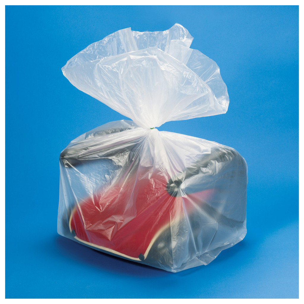 Sachet plastique à soufflets 12 microns