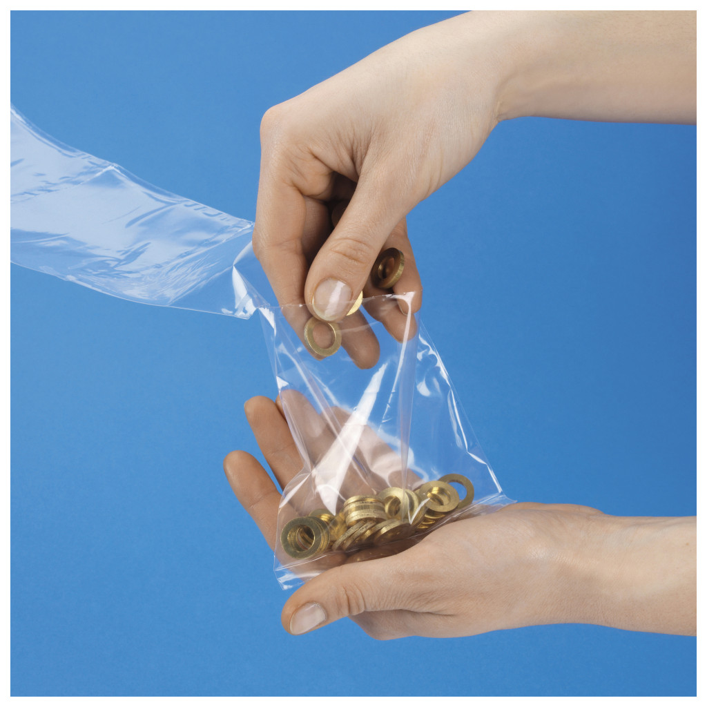 Sachet plastique pré-ouvert en rouleau 50 microns