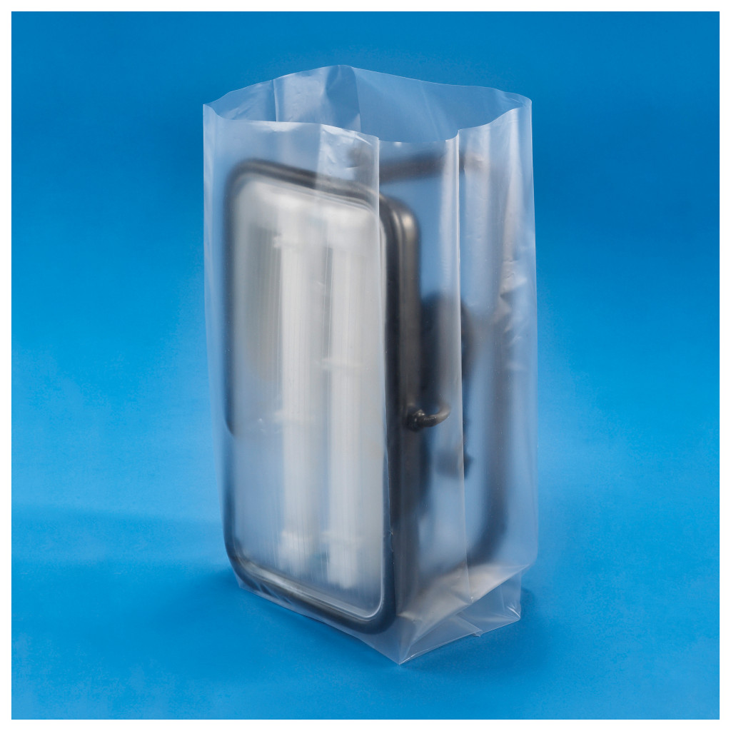 Sac plastique à soufflets 150 microns
