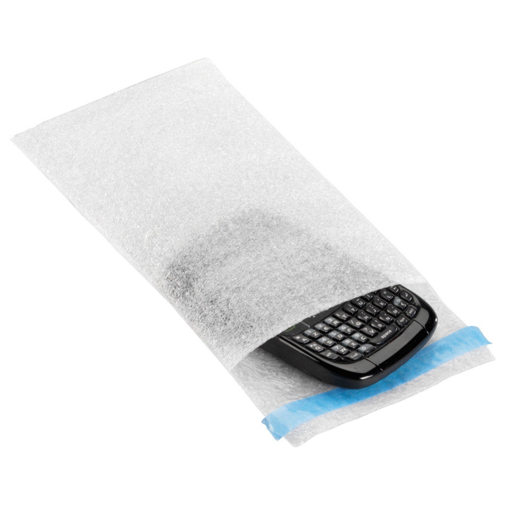 Sachet mousse à fermeture adhésive