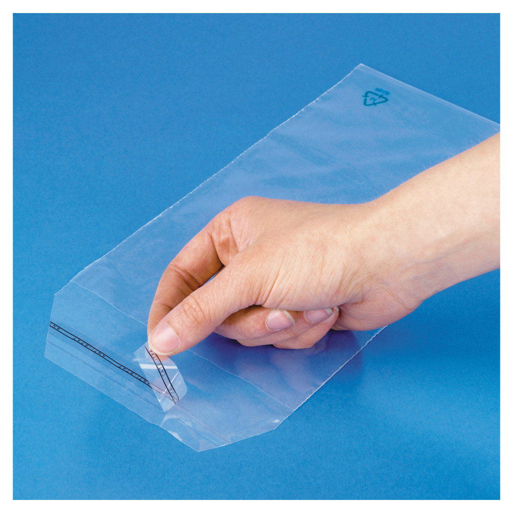 Sachet plastique à fermeture adhésive 50 microns