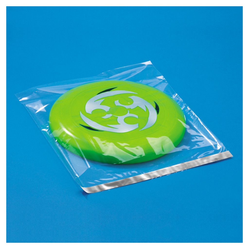 Sachet plastique haute brillance à fermeture adhésive 40 à 100 microns