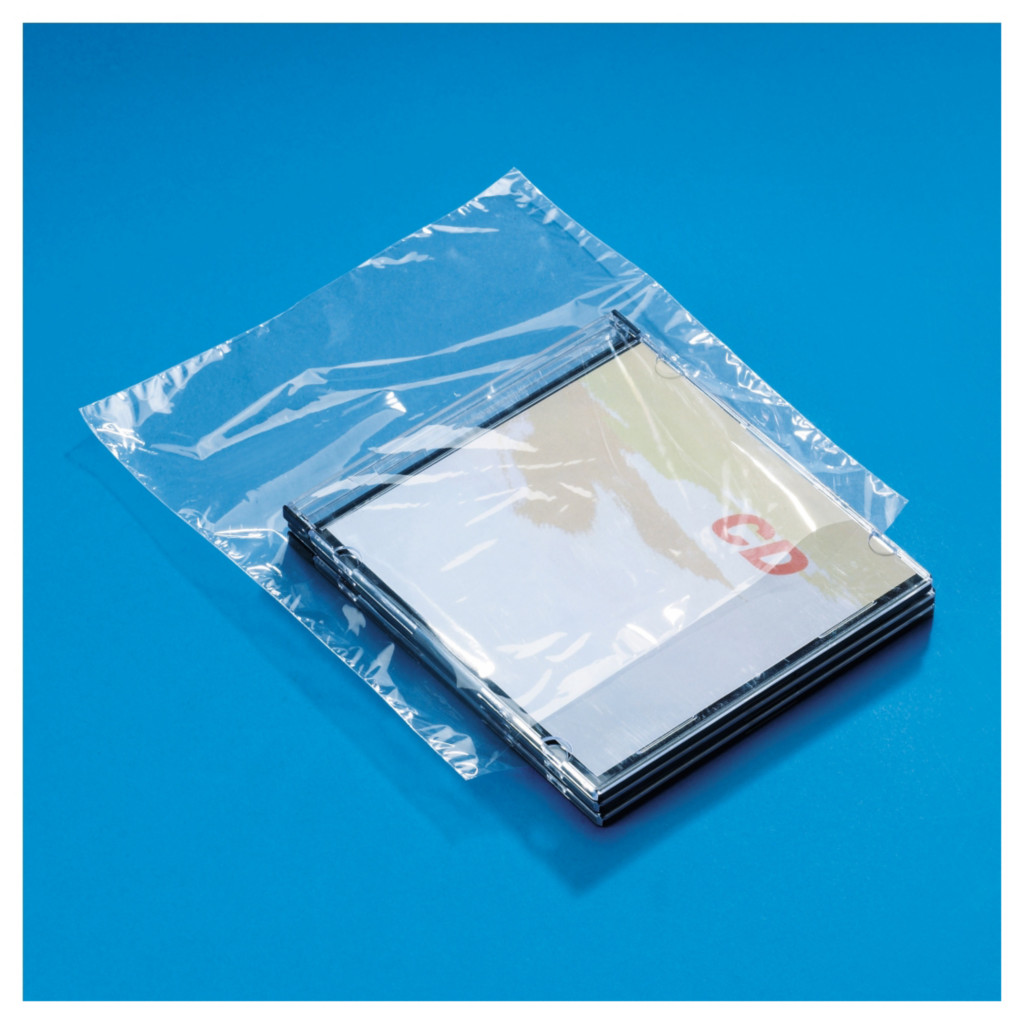 Sachet plastique rétractable transparent