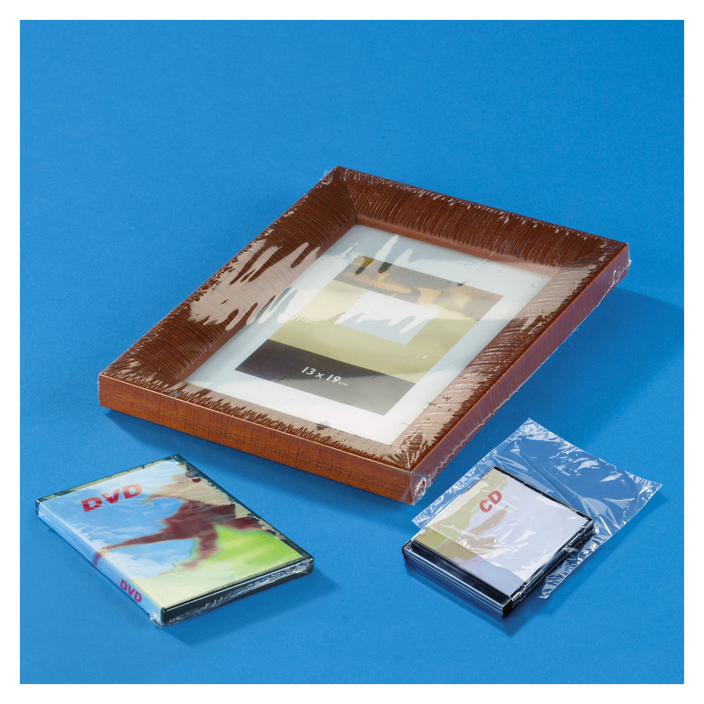Sachet plastique rétractable transparent