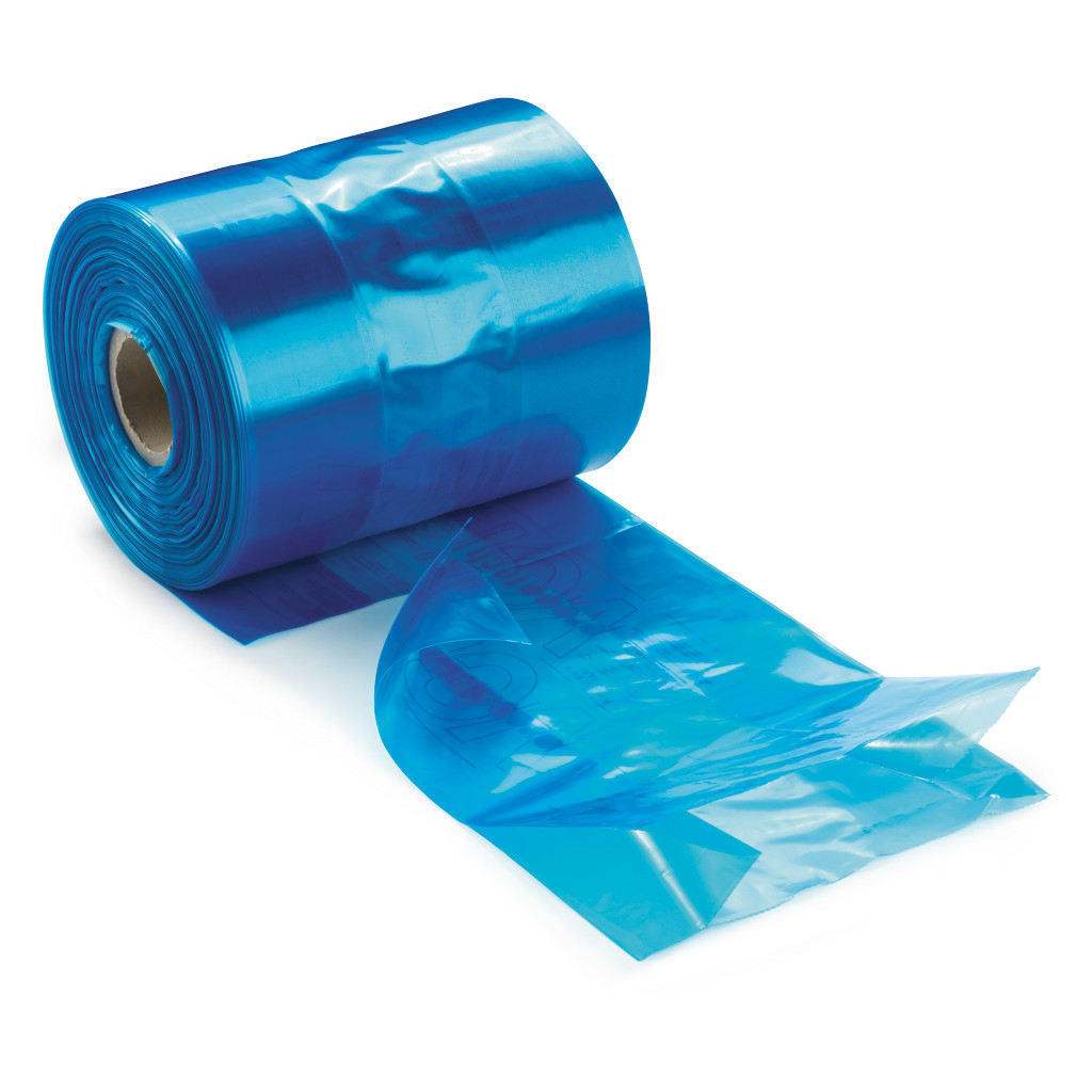 Sachet plastique anticorrosion VCI à soufflets