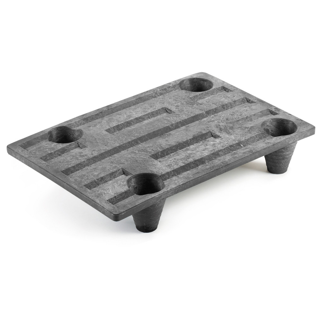 Mini palet de plástico encajable