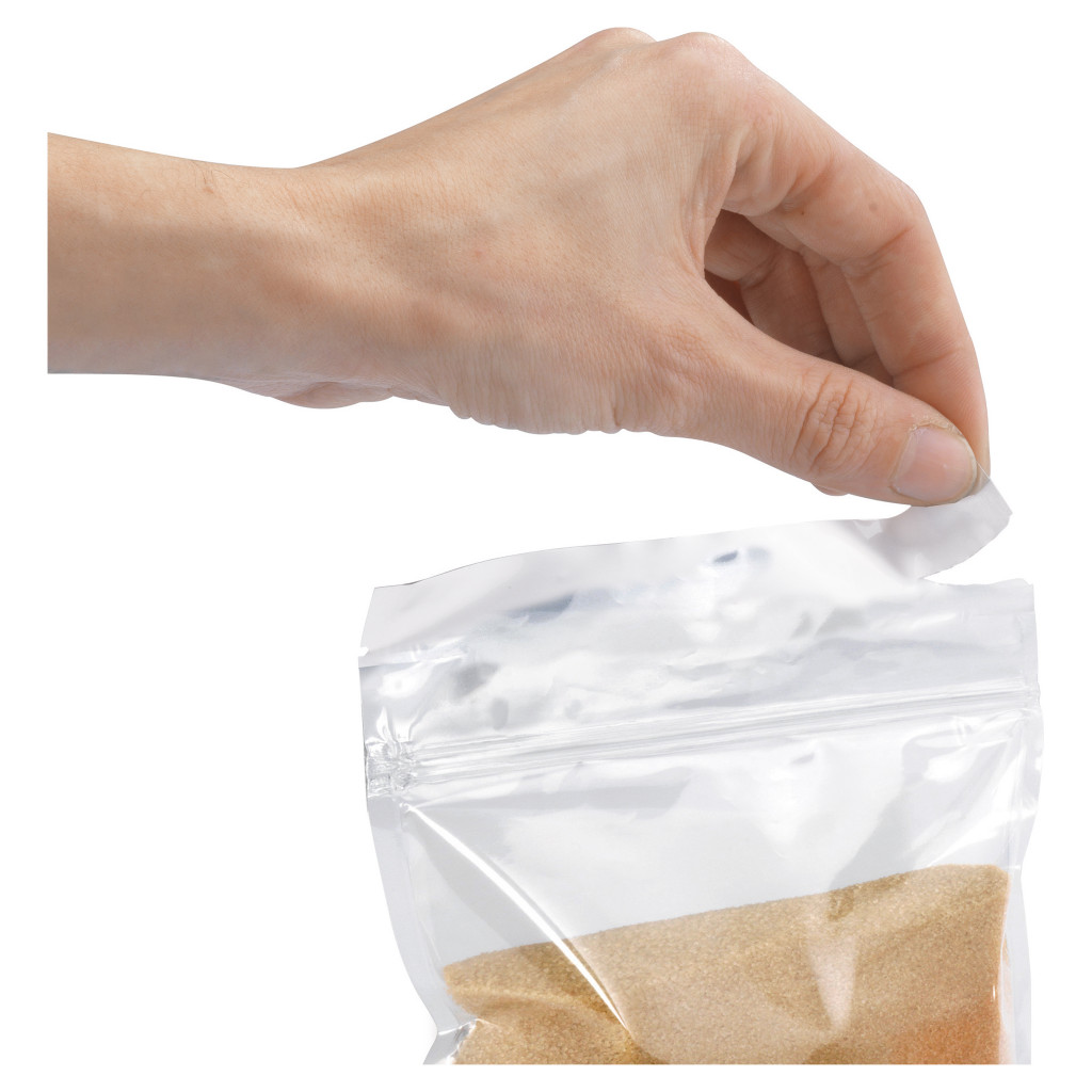 Sachet plastique zip à soudures étanches 100 microns RAJAGRIP Super