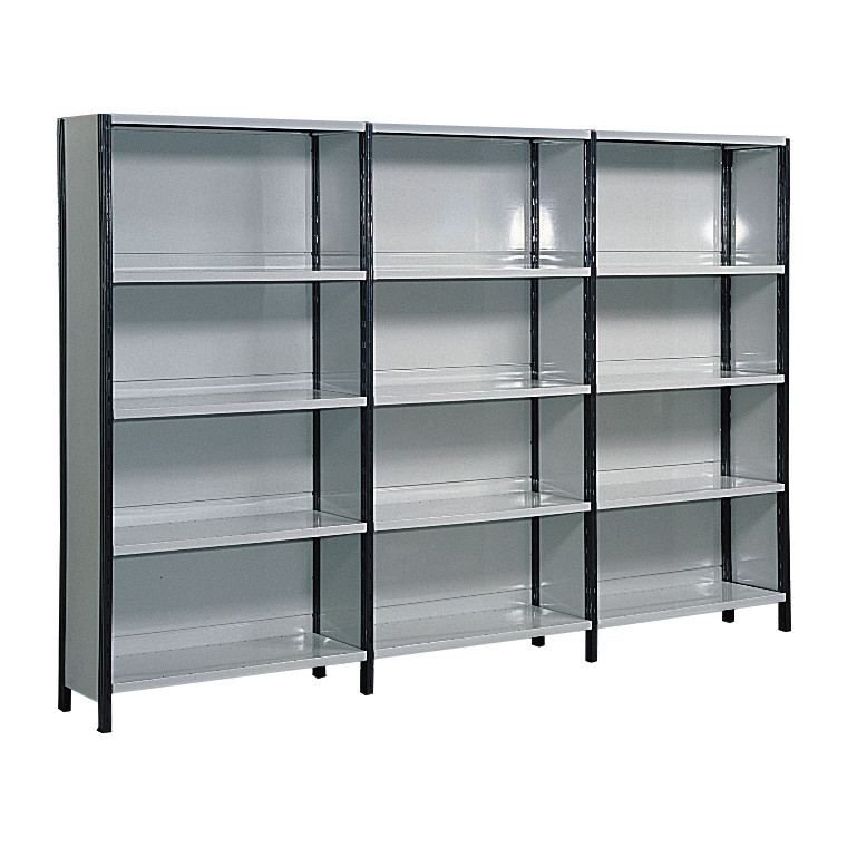 Rayonnage tout tôlé universel hauteur 202 cm
