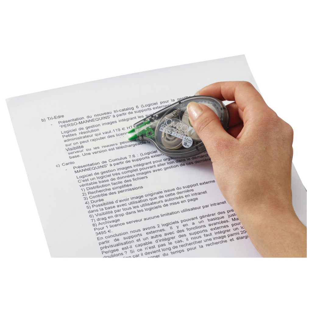 Correcteur à sec