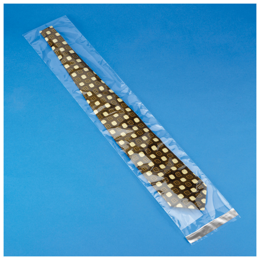 Sachet plastique haute brillance à fermeture adhésive 40 à 100 microns