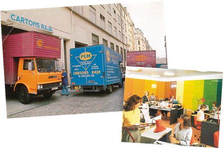 Cartons RAJA moves to Belleville