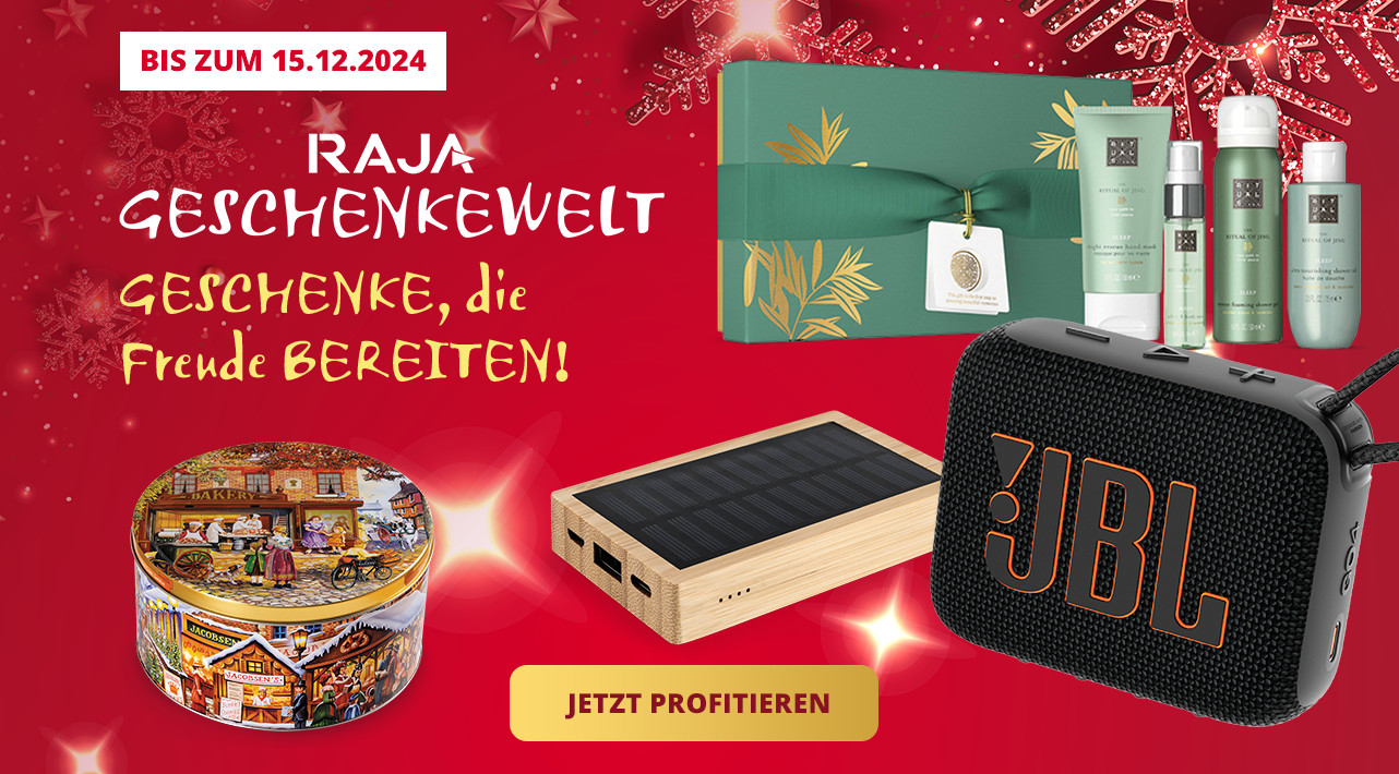 RAJA GESCHENKEWELT RAJAFOLIES