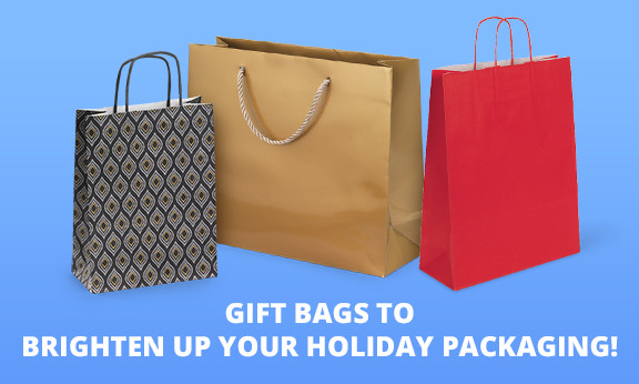 GIFT BAGS TO BRIGHTEN UP YOUR HOLIDAY PACKAGING!