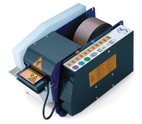 Dispensadores humectores de banda engomada