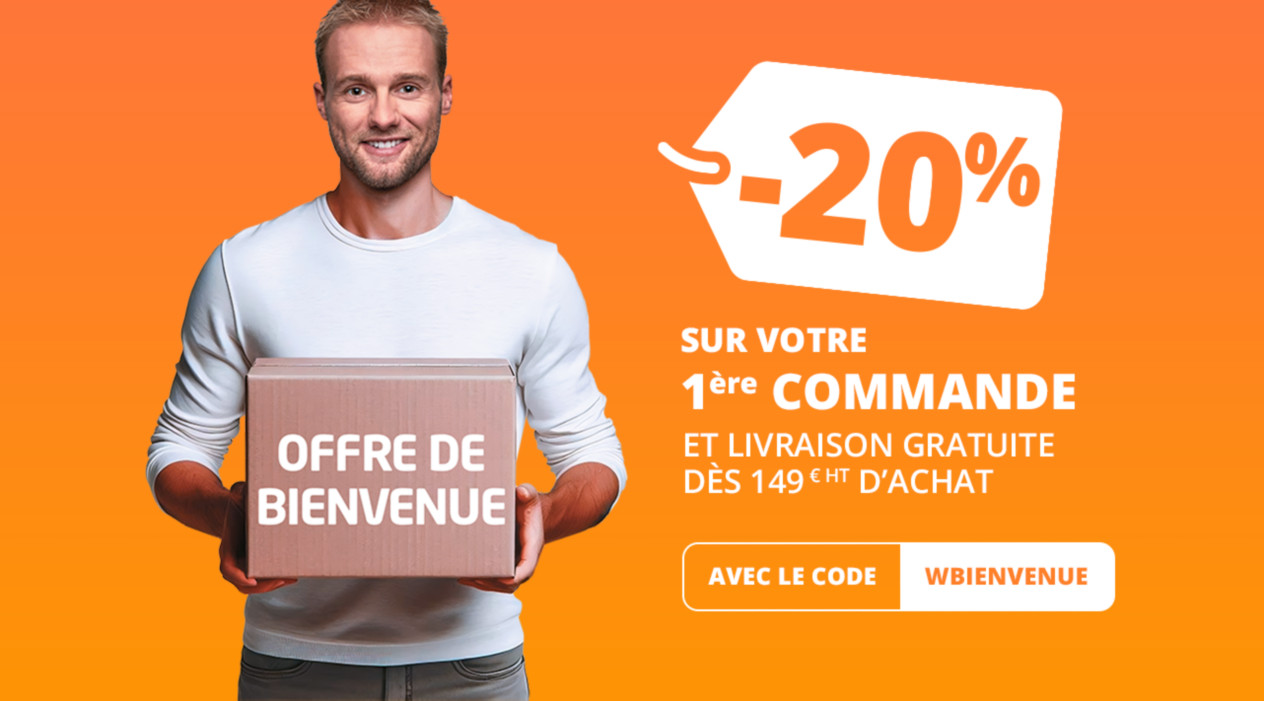 Offre de bienvenue : -20% sur votre 1ère commande