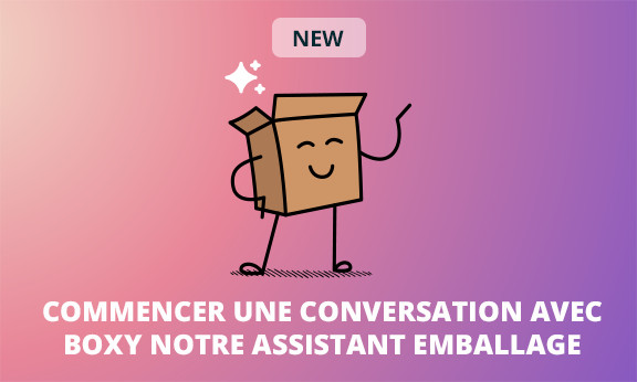 Commencer une conversation avec BOXY notre assistant emballage