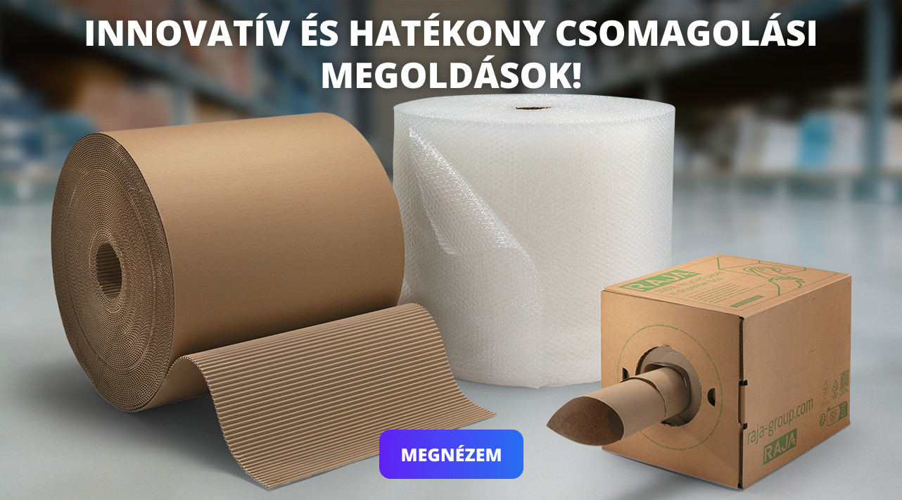 Légpárnás fólia, térkitöltő anyagok, termékvédelem