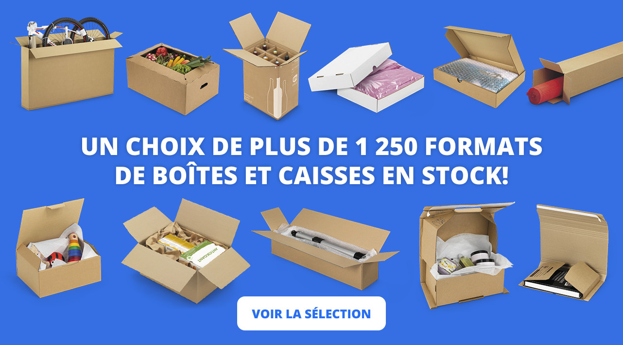 Caisses : plus de 1250 formats en stock!