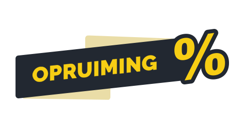 Extra hoge kortingen op onze producten in uitverkoop (opruiming for NL). Geldig zolang de voorraad strekt.