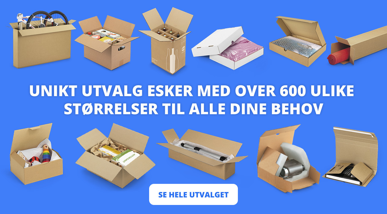 Unikt utvalg med over 600 ulike størrelser til alle dine behov!