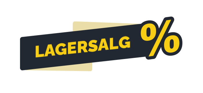 Opptil 60% rabatt på utvalgte produkter. Gjelder så langt lageret rekker.