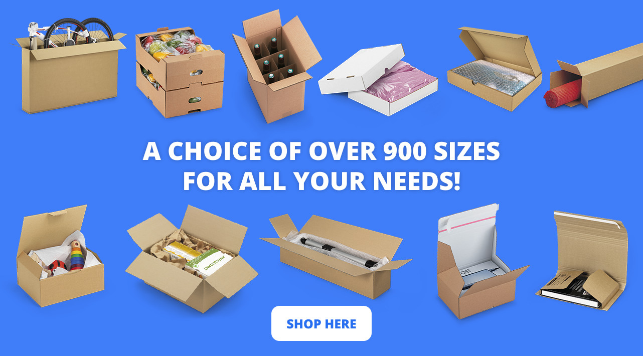 A choice of over 900 sizes for all your needs!