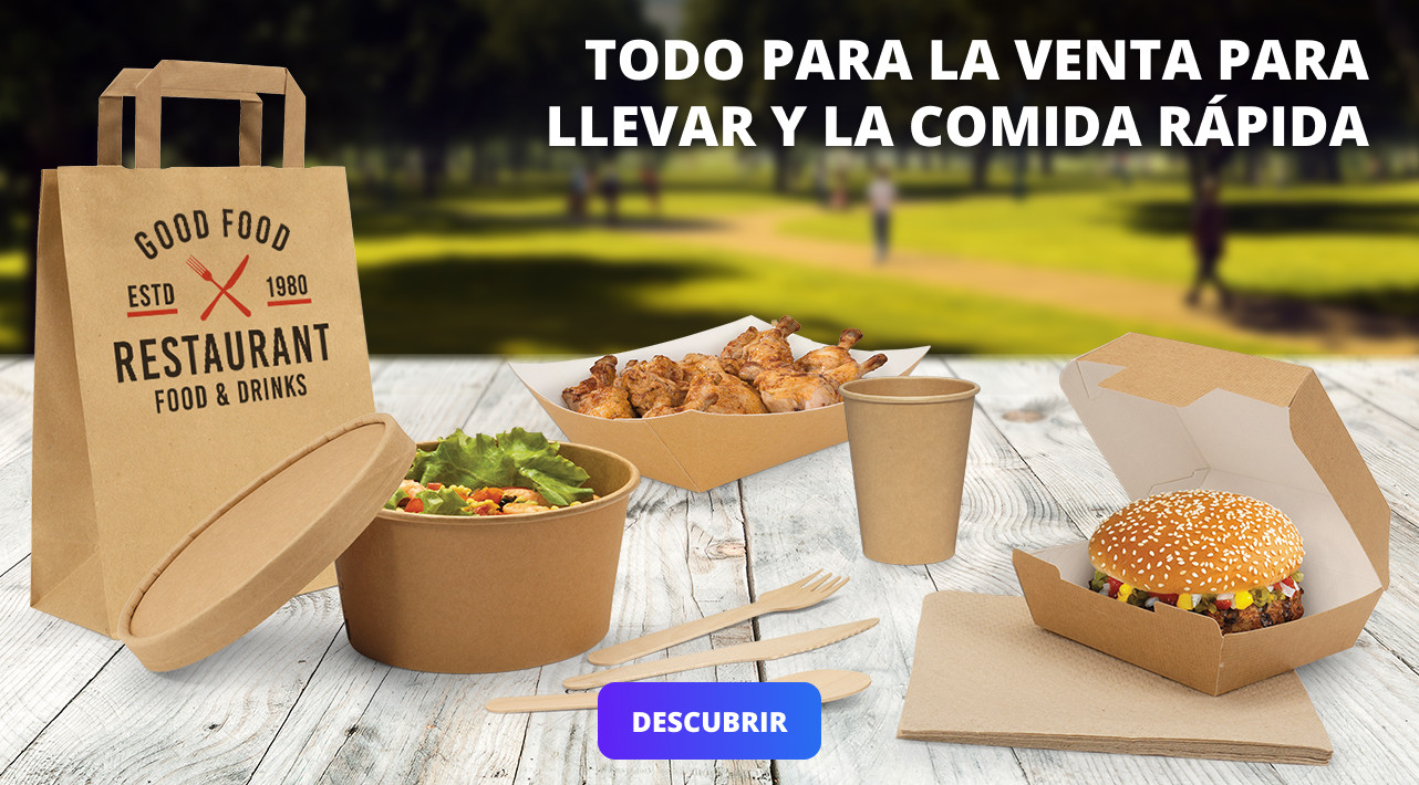 TODO PARA LA VENTA PARA LLEVAR Y LA COMIDA RÁPIDA