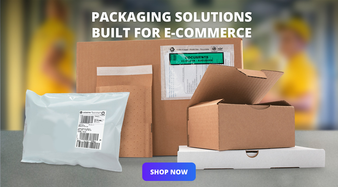 E-commerce packaging products with 