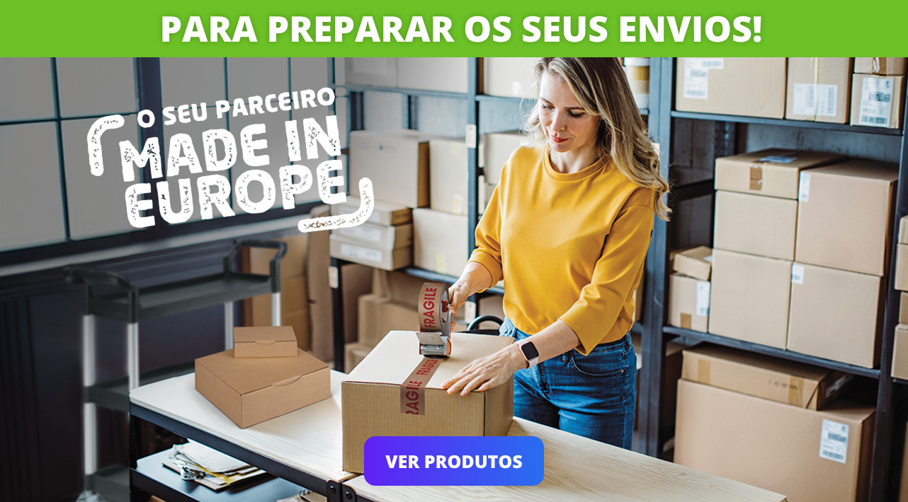 PARA PREPARAR OS SEUS ENVIOS!