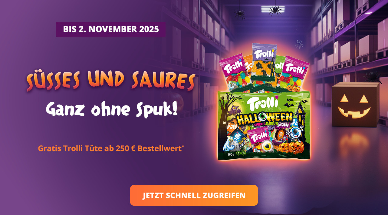Gratis Trolli Halloween Tüte ab 250 € Bestellwert