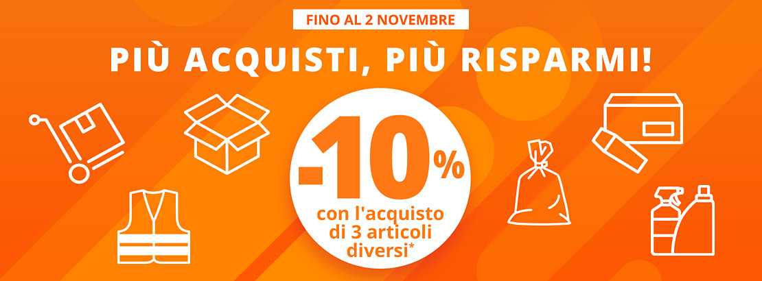 PIÙ ACQUISTI, PIÙ RISPARMI!