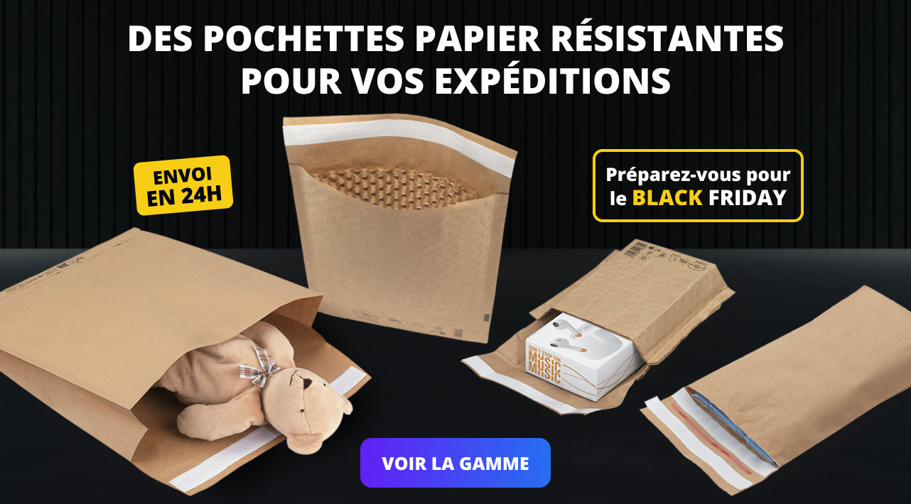 Des pochettes papier résistantes pour vos expéditions