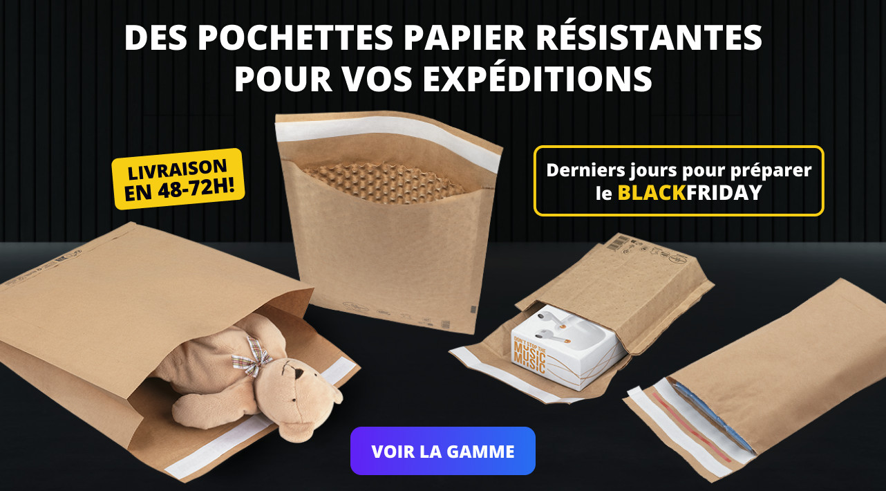 Des pochettes papier résistantes pour vos expéditions