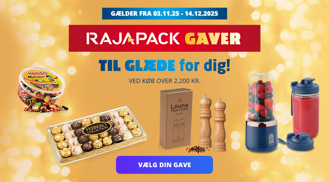 Gælder fra 03.11.25 - 14.12.2025 - TIL GLÆDE for dig! VED KØB OVER 2.200 KR.