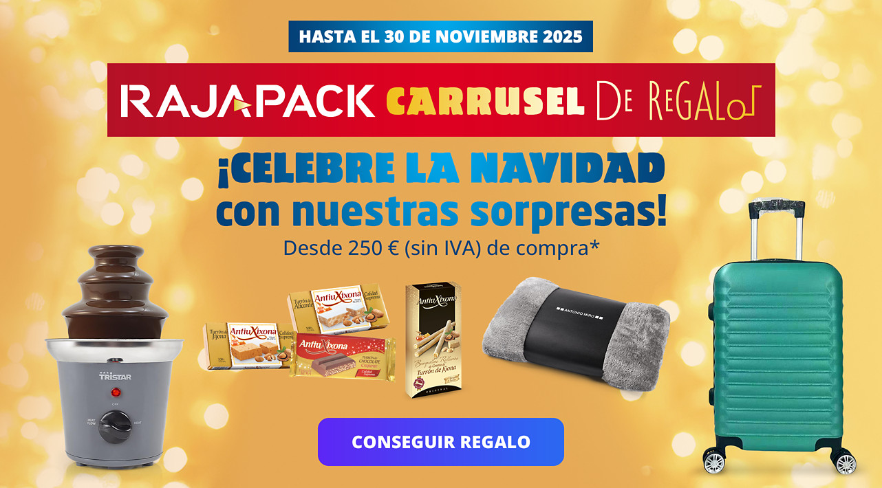 Carrusel de regalos especial Navidad, promoción hasta el 30 de noviembre