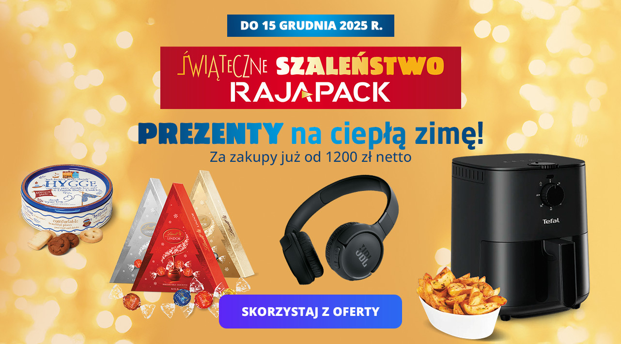 DO 15 GRUDNIA 2025 R. - PREZENTY na ciepłą zimę! - Za zakupy już od 1200 zl netto