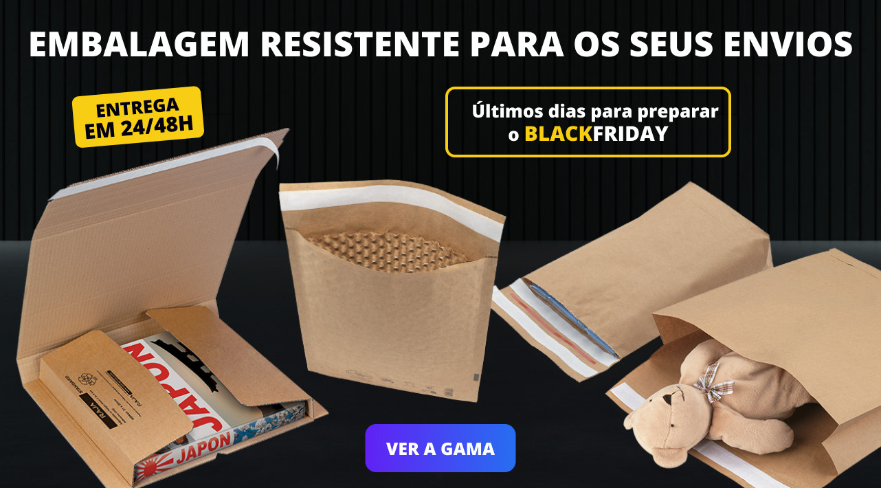 Embalagem resistente para os seus envios