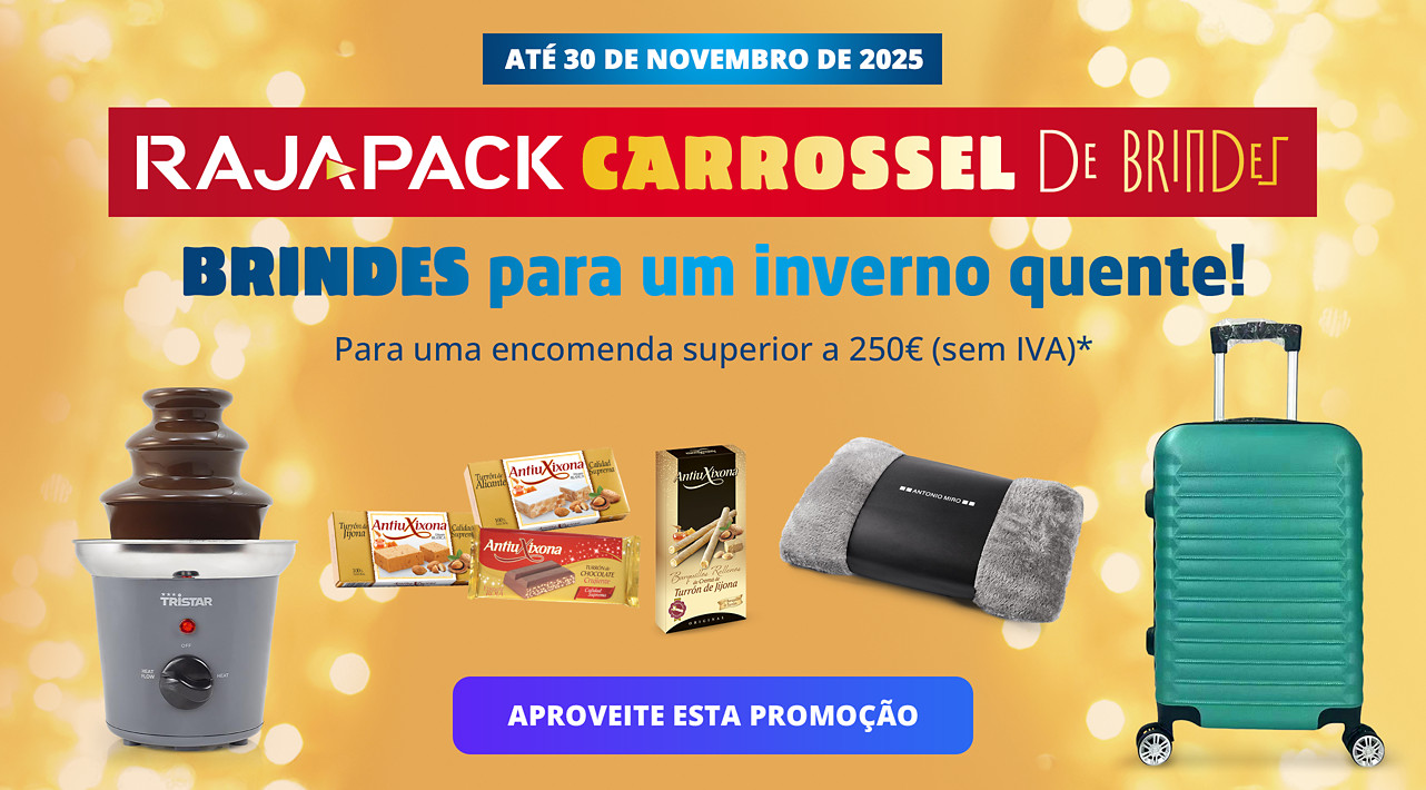 Carrossel de brindes, promoção até 30 de novembro de 2025