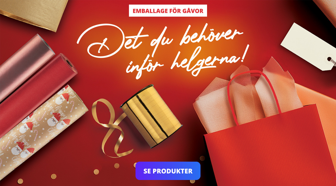 Emballage för gåvor - Det du behöver inför helgerna!