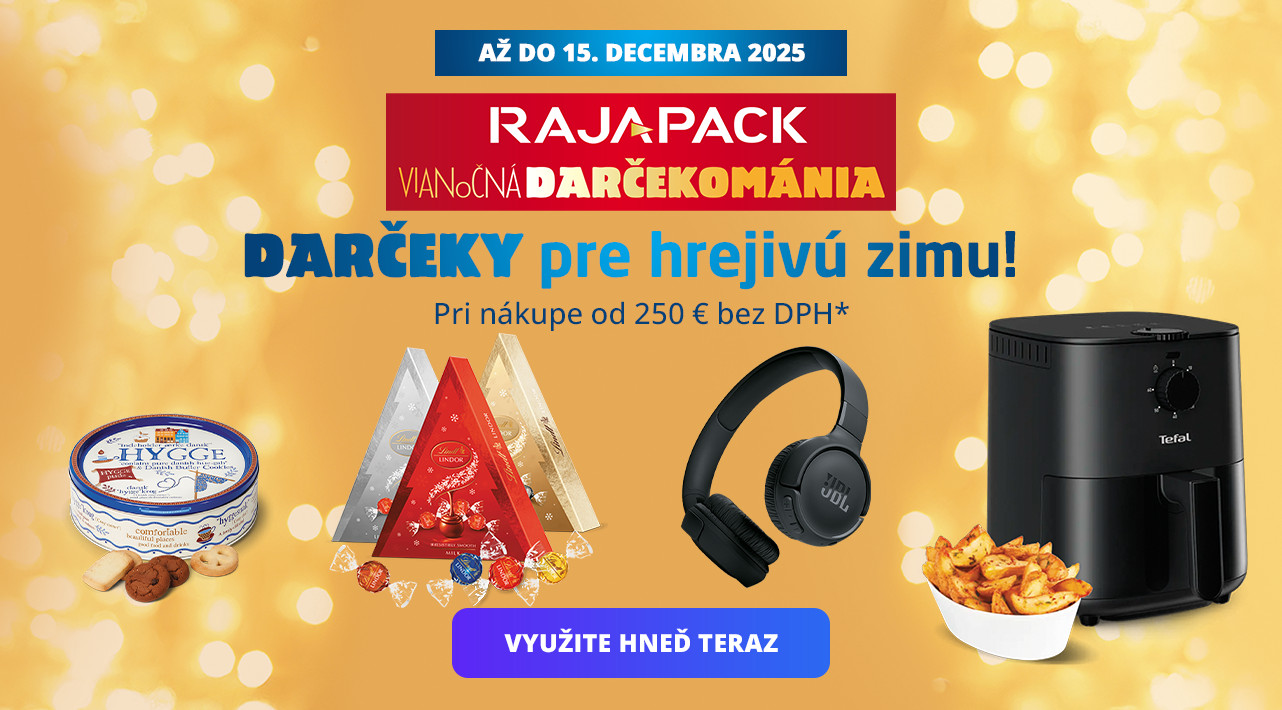 AŽ DO 15. DECEMBRA 2025 - DARČEKY pre hrejivú zimu! - Pri nákupe od 250 € bez DPH