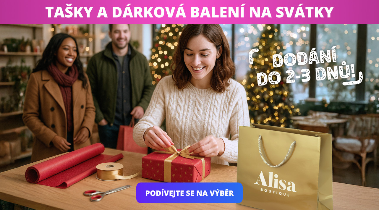TAŠKY A DÁRKOVÁ BALENÍ NA SVÁTKY