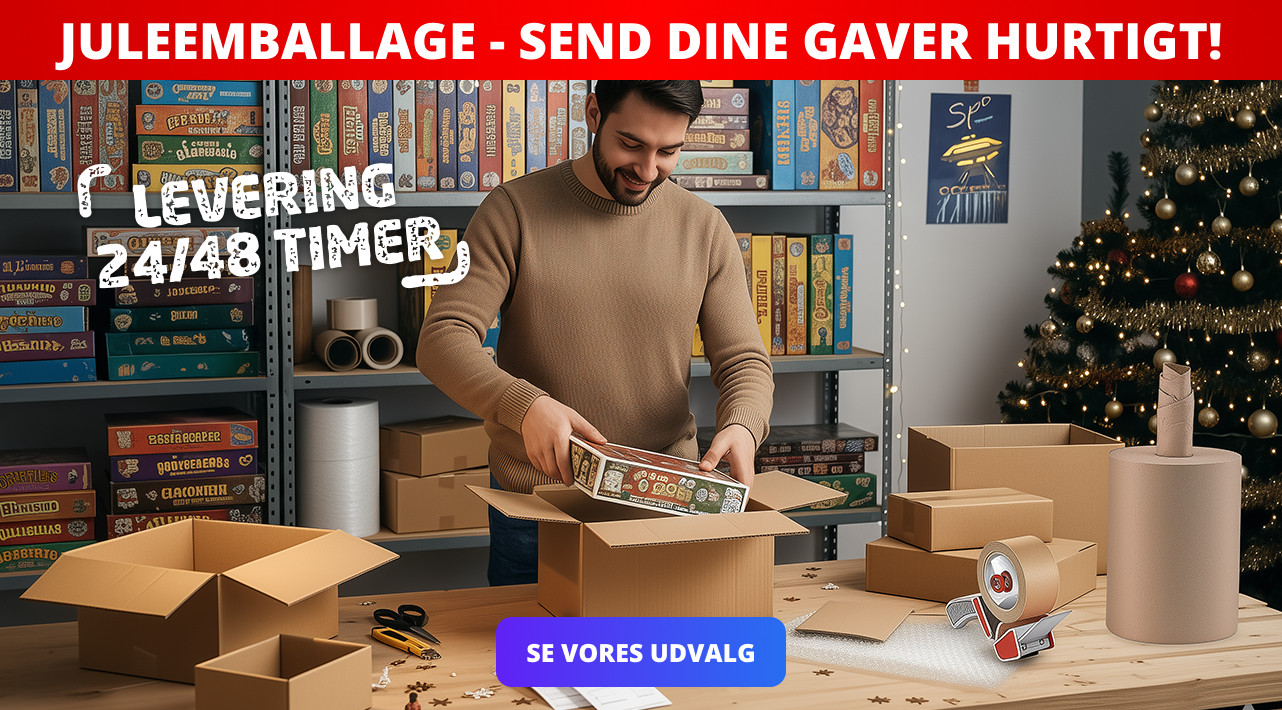 Juleemballage - Send dine gaver hurtigt!