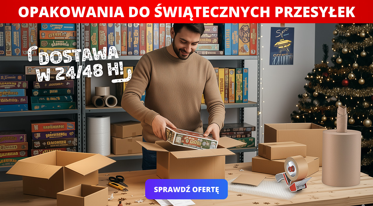 OPAKOWANIA DO ŚWIĄTECZNYCH PRZESYŁEK